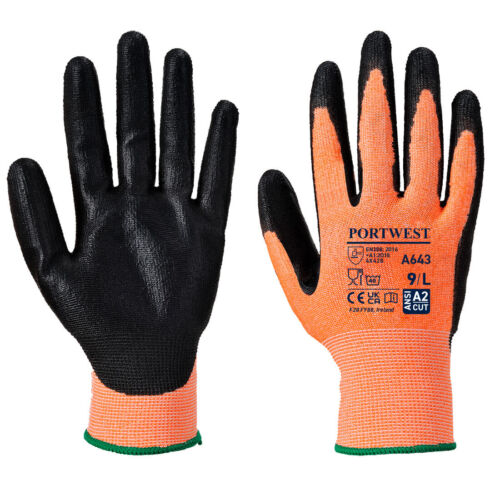 Narandžaste rukavice otporne na prosecanje