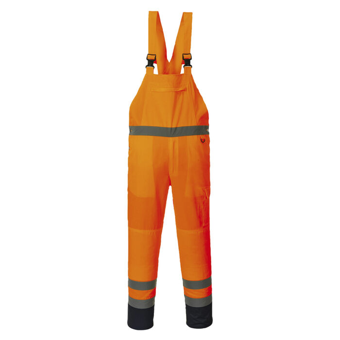 Hi-Vis kontrast pantalone sa tregerima-bez postave