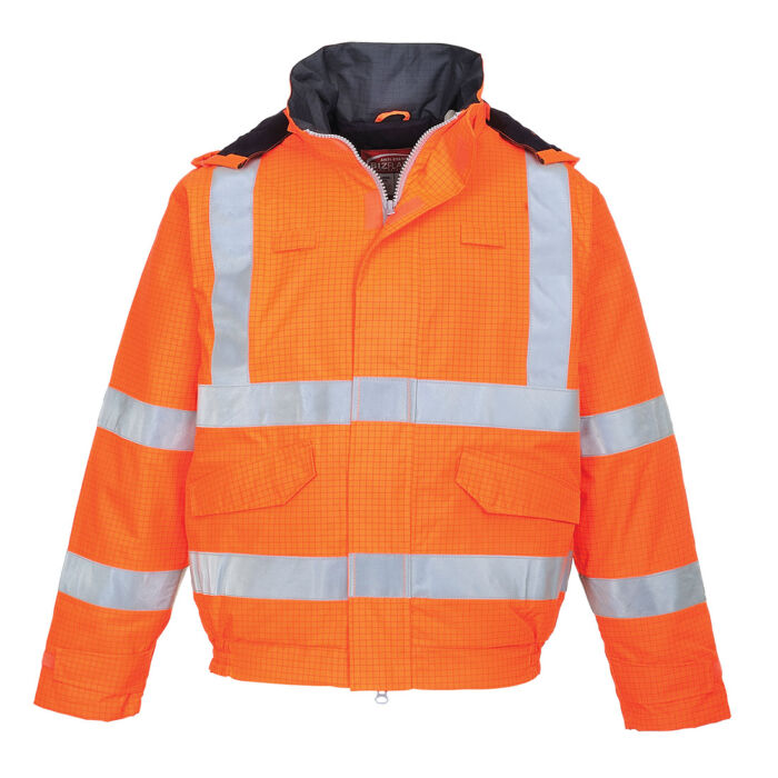 Bizflame Hi-Vis Antistatik pilot kišna jakna