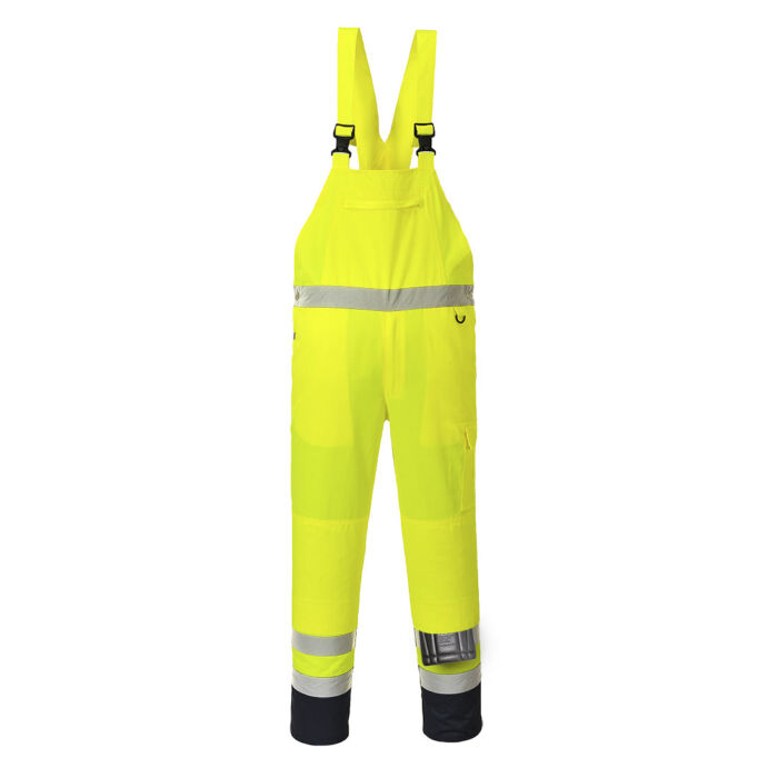 Hi-Vis kontrast pantalone sa tregerima-bez postave