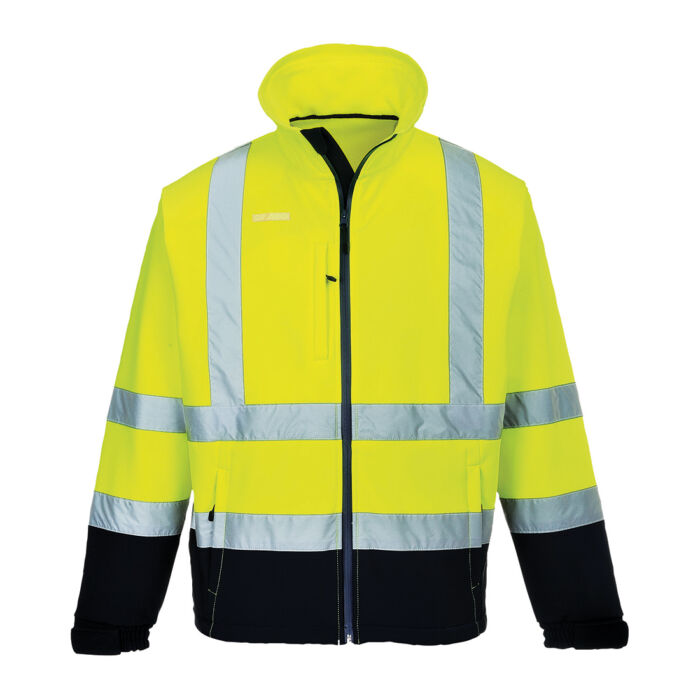 Hi-Vis kontrast Softshell (3L)