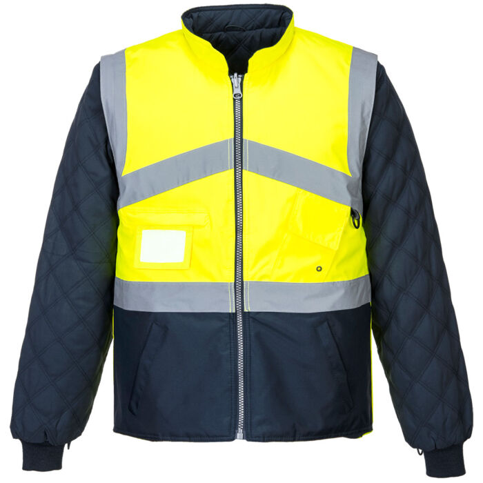 Hi-Vis dvobojna jakna sa dva lica