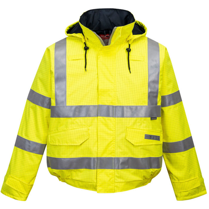 Bizflame Hi-Vis Antistatik pilot kišna jakna