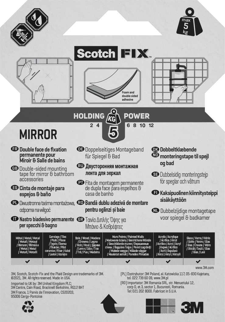 Scotch®-Mirror-Mounting-Tape-19mm-x-15m-4496W-1915-P-Back